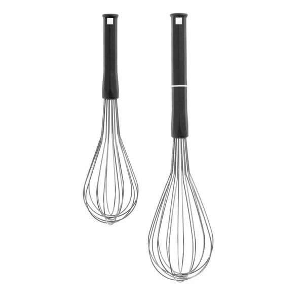 Louis Tellier St/st balloon whisk for egg white - Non - slip water tight handle - 45 cm (NC077) - iFoodservice Online