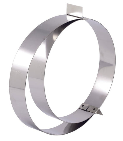 Matfer Bourgeat Adjustable Stainless Steel Tart Ring (371420) - iFoodservice Online