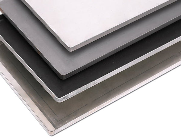 Matfer Bourgeat Blue Steel Baking/Oven Sheet, 15 3/4" X 12" (310101) - iFoodservice Online