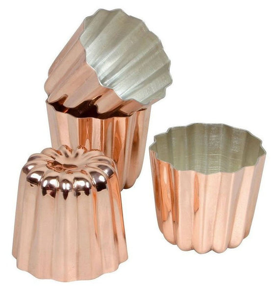 Matfer Bourgeat Charlotte Molds Stainless Steel 2 3/4" (341421) - iFoodservice Online