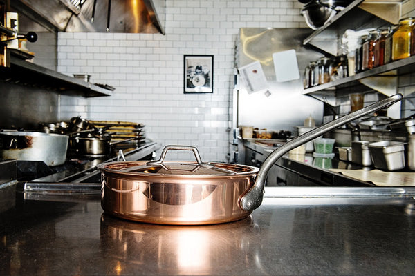 Matfer Bourgeat Copper Lid, 5 1/2" (365014) - iFoodservice Online