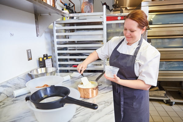 Matfer Bourgeat Copper Sauce Pan, 9 1/2" (360024) - iFoodservice Online