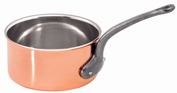 Matfer Bourgeat Copper Sauce Pan, 9 1/2" (360024) - iFoodservice Online