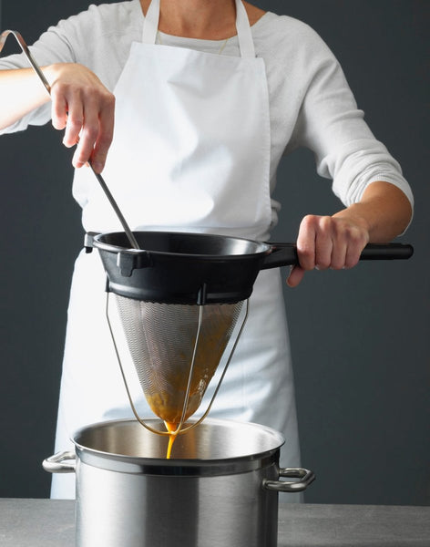 Matfer Bourgeat Exoglass Bouillon Strainer/Chinois, 10" (017362) - iFoodservice Online