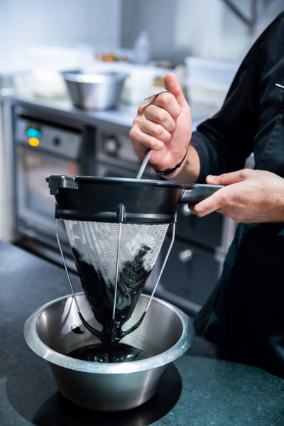 Matfer Bourgeat Exoglass Bouillon Strainer/Chinois, 8" (017360) - iFoodservice Online