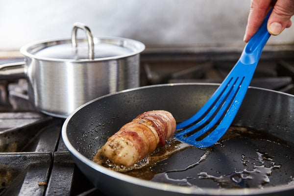 Matfer Bourgeat Exoglass® Pelton Spatula Blue (112421) - iFoodservice Online