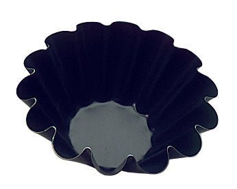 Matfer Bourgeat Exopan Steel 10 Flute Brioche Molds - 3in, Pack of 12 (330624) - iFoodservice Online