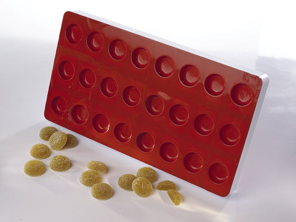 Matfer Bourgeat Fruit Jelly Flexible Palet Rond Mold (339017) - iFoodservice Online