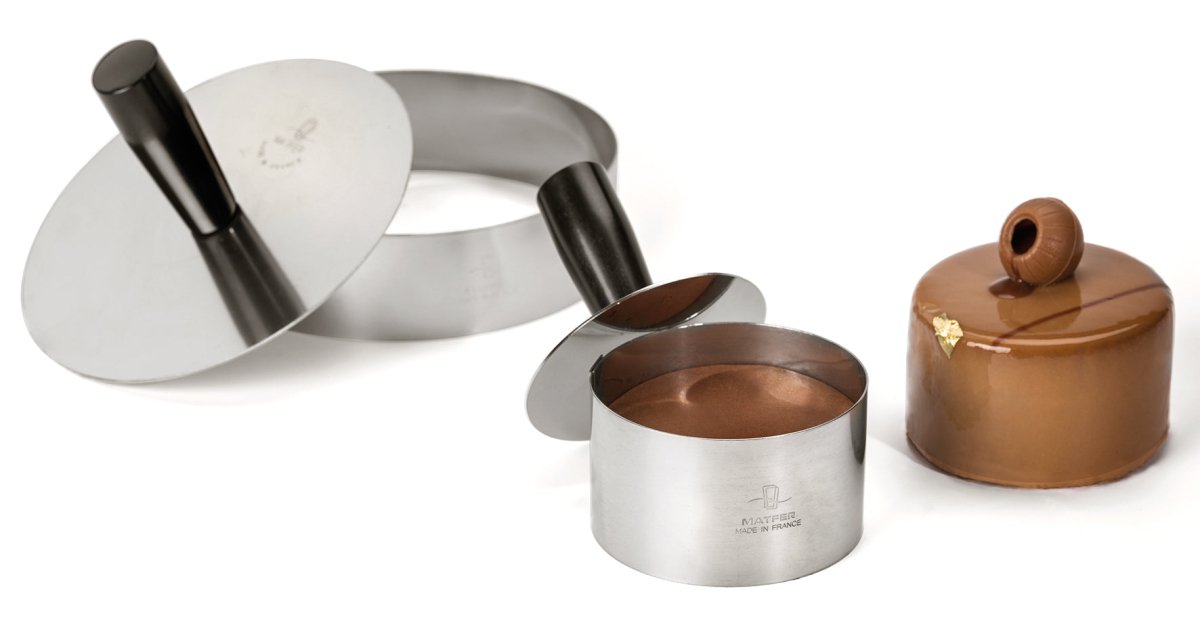 Matfer Bourgeat Molds/Rings Pack Down Tool, 2 1/2" (376106) - iFoodservice Online