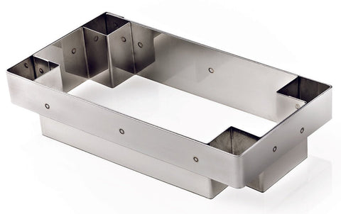 Matfer Bourgeat MOZAÏK RECTANGULAR TART CUTTER 6 1/2" x 3" 371253 - iFoodservice Online