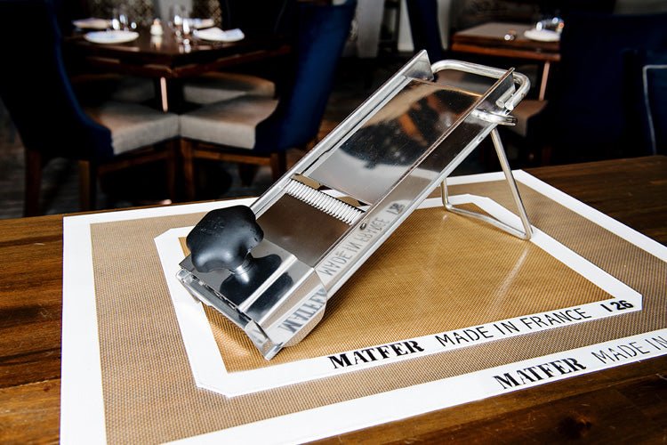 Matfer Bourgeat Stainless Steel Mandoline (Without Pusher) 215001 - iFoodservice Online