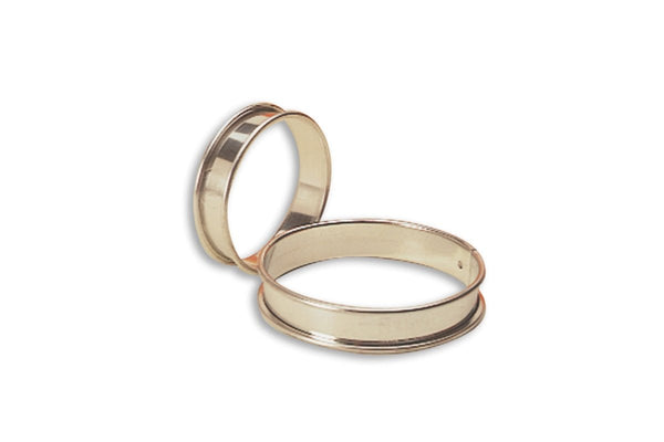 Matfer Bourgeat Stainless Steel Tart Rings, 2 3/8", Pack Of 6 (371701) - iFoodservice Online