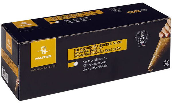Matfer Bourgeat Standard Disposable Pastry Bags, 12", Master Case (6 ROLLS) 165015MC - iFoodservice Online