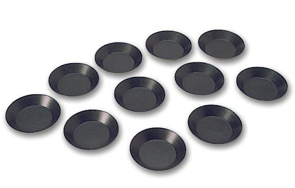 Matfer Bourget Steel Non stick Plain Round Deep Tartlet Mold 2 1/6” Pack of 25 (332693 ) - iFoodservice Online
