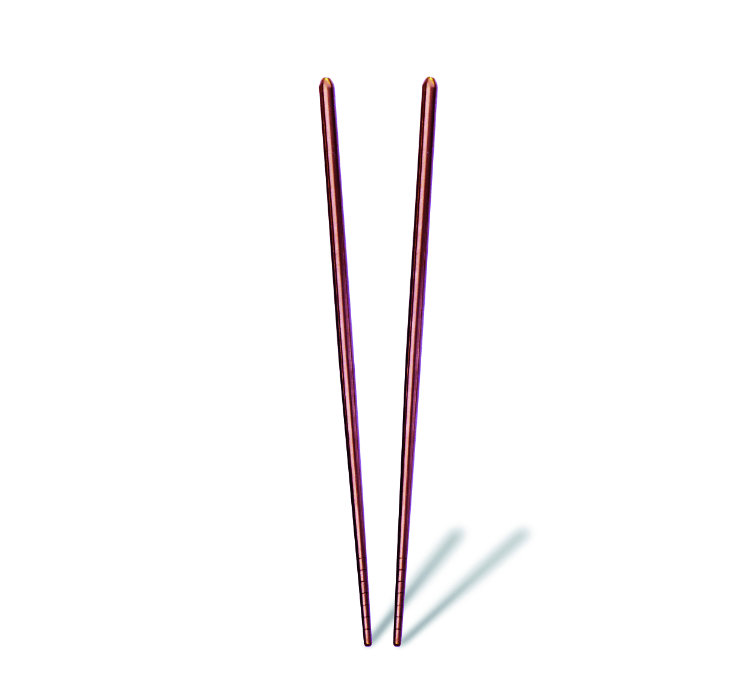 Mepra Chopsticks 2 Pcs Bronzo (Pack of 12) 10001128B - iFoodservice Online