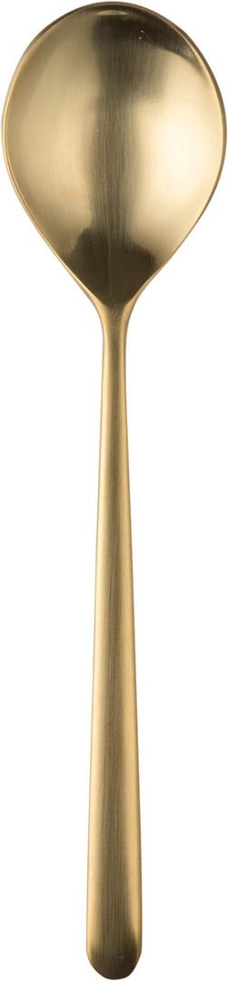 Mepra European Size Table Spoon Linea Ice Oro (Pack of 12) 10811101 - iFoodservice Online