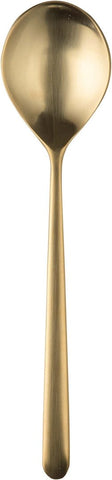 Mepra European Size Table Spoon Linea Ice Oro (Pack of 12) 10811101 - iFoodservice Online