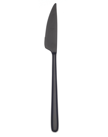 Mepra Linea Table Knife S/H Oro Nero (Pack of 12) 10871103 - iFoodservice Online