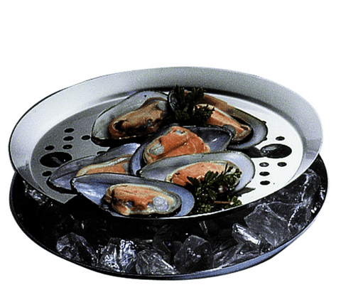 Mepra Round Individual Seafood Presentation with Grill Unob (23056022G) - iFoodservice Online