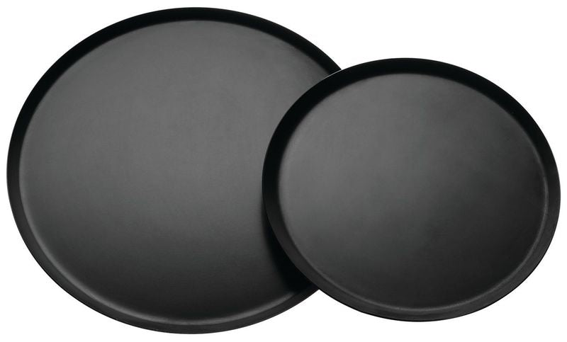 Matfer Bourgeat Round Black Steel Baking/Oven Sheet, 14 1/4" 310408