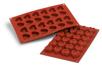 Silikomart Sf088 - Silicone Mould N. 10 Medium Passion 49x54 H 28 Mm (Pack of 10)
