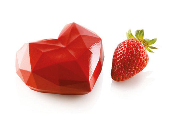 SILIKOMART CURVE AMORINI ORIGAMI 110 - SILICONE MOULD 74X83 H 35 MM + CUTTER (Pack ok 10 ) - iFoodservice Online