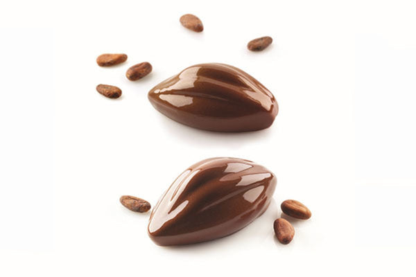 SILIKOMART CURVE CACAO 120 - SILICONE MOULD 102X57 H 42 MM + CUTTER (pack of 10) - iFoodservice Online