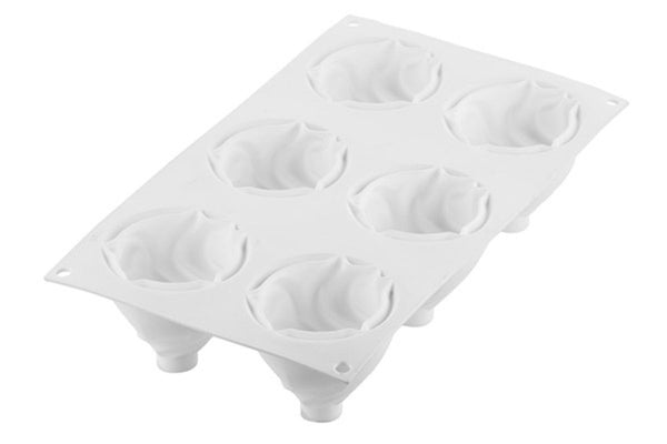 SILIKOMART CURVE CHANTILLY 30 - SILICONE MOULD N.15 ø47 H 42 MM (pack of 10) - iFoodservice Online