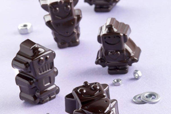 Silikomart SCG18 Robochoc - Silicone Mould 39,5x26,7 H 16 Mm - iFoodservice Online