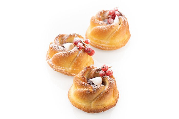 Silikomart Sf158 - Silicone Mould N. 6 Vertigo Ø77 H 37 Mm (Pack of 10) - iFoodservice Online