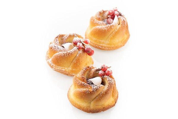 Silikomart Sf158 - Silicone Mould N. 6 Vertigo Ø77 H 37 Mm (Pack of 10) - iFoodservice Online