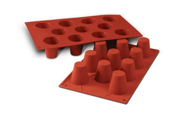 Silikomart - Silicone Mould N. 11 Medium Babà Ø45 H 48 Mm (SF020) - iFoodservice Online