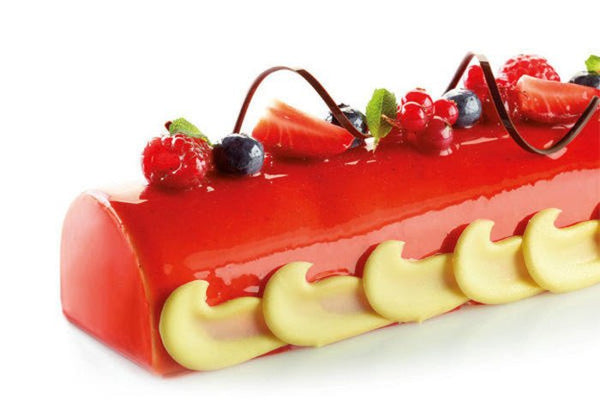 SILIKOMART SQ014 - SILICONE MOULD N. 4 LOG MM 4950X80 H 63 MM (Pack of 6) - iFoodservice Online