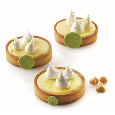 Silikomart Tarte Ring Round Ø80 H20 Mm - N.6 Rings (Pack of 06) Tart Ring 8 - iFoodservice Online