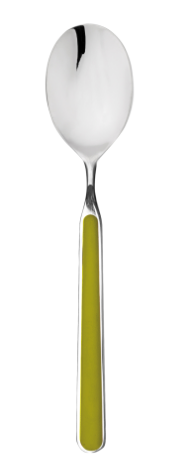 Olive Green Fantasia Tea Spoon By Mepra (Pack of 12) 10Q71107