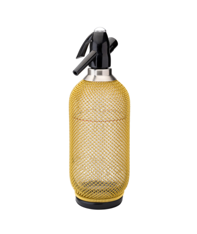 Hospitality Brands Harlequin 1 L Gold Syphon HB90210-001