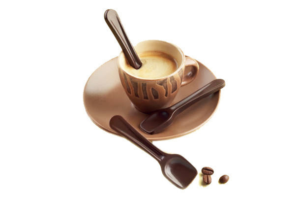 Silikomart SCG28 Choco Spoon - Silicone Mould 96x26 H 16 Mm