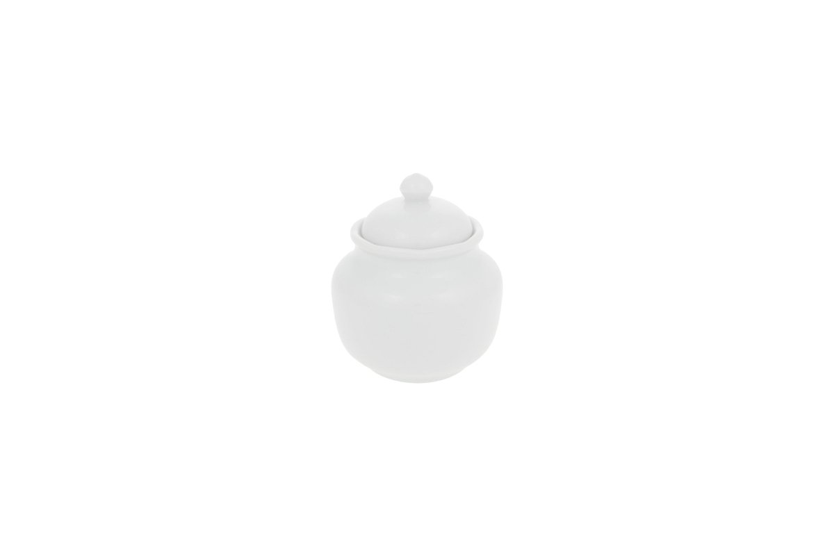 VISTA ALEGRE Bragança White Sugar Bowl W/ Lid - Item (22000174) - iFoodservice Online