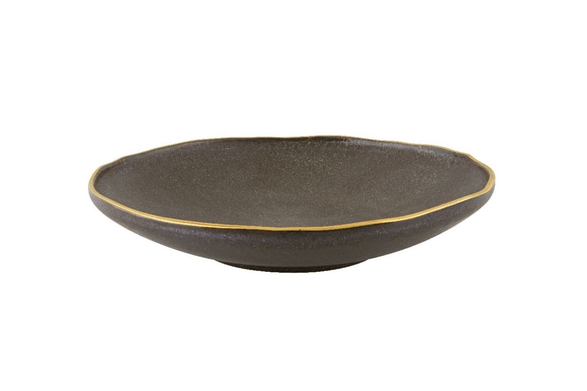 Vista Alegre Gold Stone Soup Plate 1 Bronze - Item (37004664) - iFoodservice Online