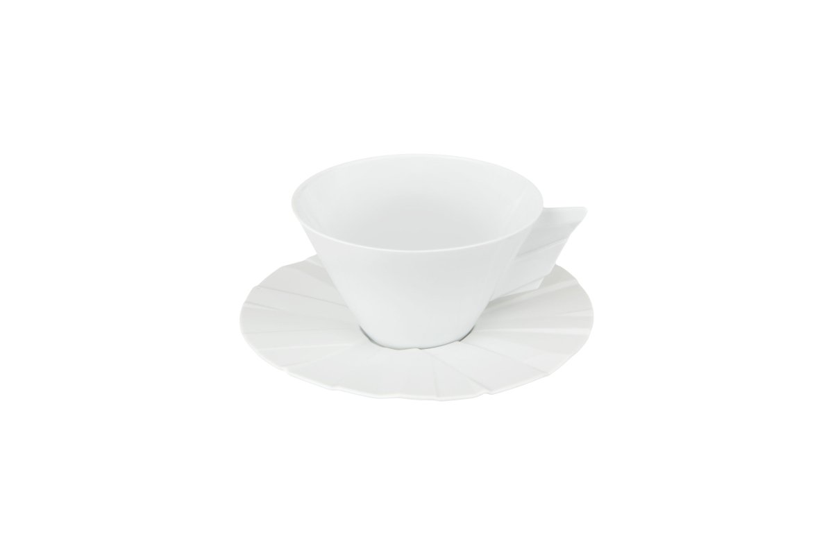 Vista Alegre Matrix Biscuit Tea Cup & Saucer - Item (21117378) - iFoodservice Online
