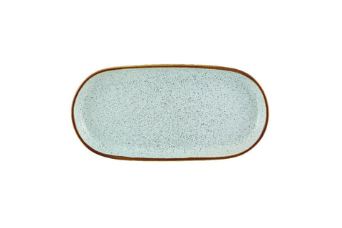 VISTA ALEGRE Rustic Blend Turquoise Oval Tray 29,5 Turq - Item (27020970) - iFoodservice Online