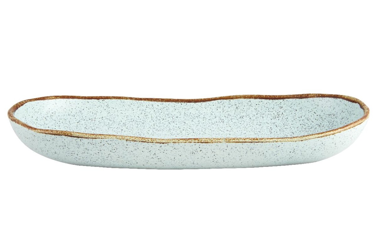 VISTA ALEGRE Rustic Blend Turquoise Oval Tray 34,5 Turq - Item (27020974) - iFoodservice Online